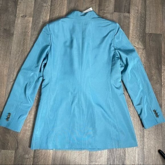 Oscar de La Renta Double Breasted SlateBlue Blazer size 10 - Picture 15 of 15